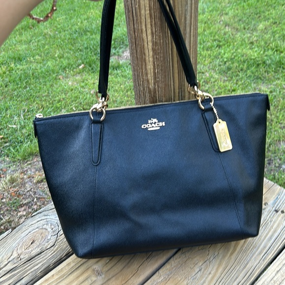 👜Coach Ava Tote Crossgrain Purse - Picture 15 of 16